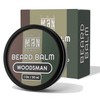 Woodsman Beard Balm for Men - Natural Beeswax Leave-In Conditioning