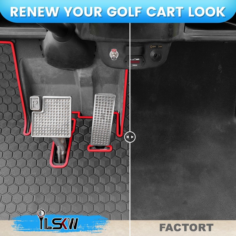 Golf Cart Floor Mat for Yamaha G29 Floor Mat, 3/10"