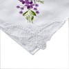 RDS HANKYTEX Women's 100% Cotton Handkerchief,Embroidery Hankies Pack of 6