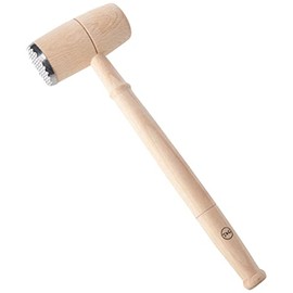 T&G Meat Hammer with Metal End in FSC Beech