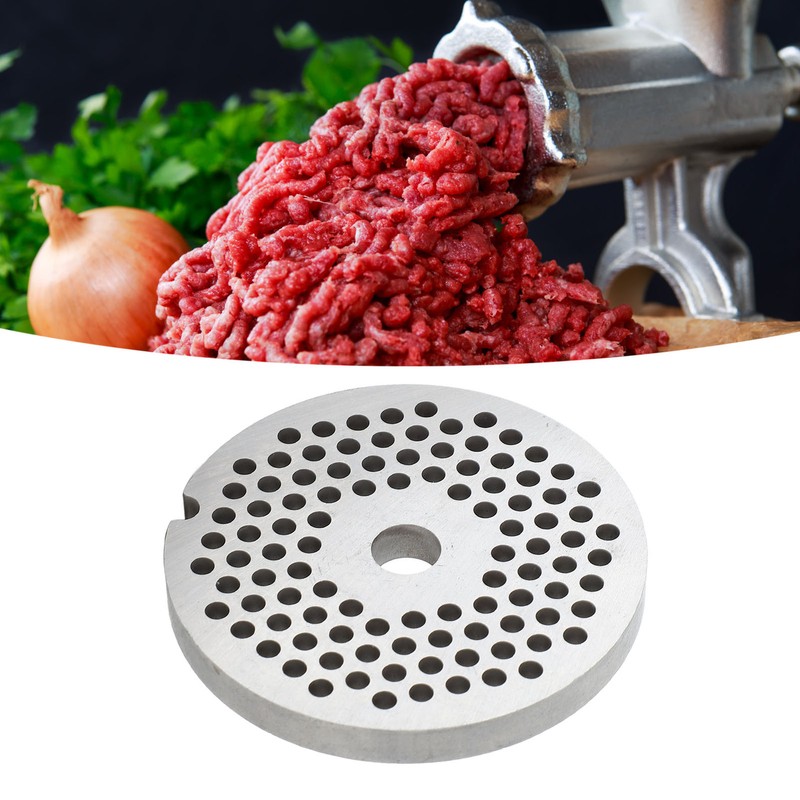 Stainless Steel Meat Grinder Plate Discs Blades Replacement 3mm Round