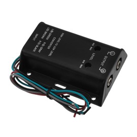 BUGUUYO Car Audio Converter Speakers Speaker Wire to Rca Adapter High to Low Converter Car Audios Impedance Adapter Vehicle Audio Converter Car Stereo Amplifier Speaker Converter Black Pvc