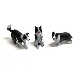Chino Model CMW-016 Border Collie Set Resin Kit 1/35 Molded Color