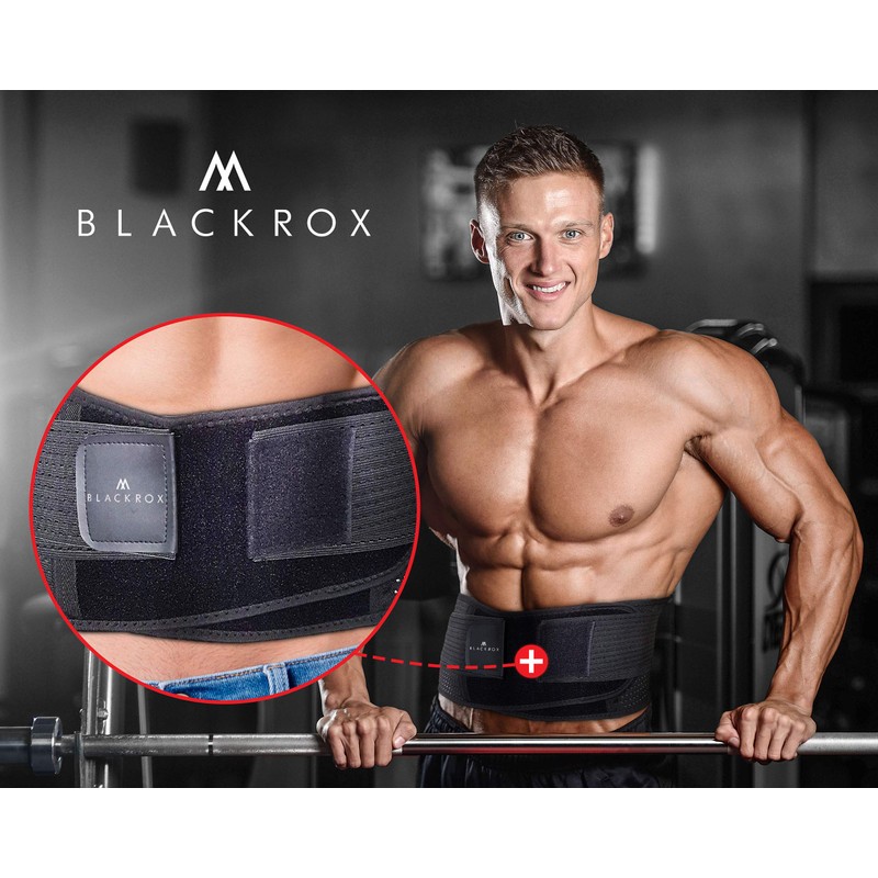 BLACKROX Lumbarox Lumbarox Back Support Belt Lumbar Back Strap for