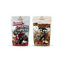 Campfire Cravings Trail Mix, Snack Mix 4 Pack, Sweet & SEND IT! and MUD MADNESS
