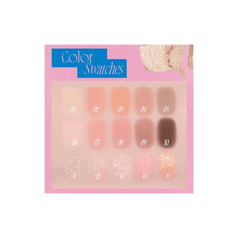 fwee MORE MOOD EYESHADOW PALETTE 02 MORE THAN CORAL
