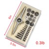 FUZIDDN 31PCS Micro Tap and Die Set M1 to M2.5