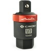 CROM Breaker Bar Ratchet Adapter - 1/2-Inch Ratcheting Adapter Converts