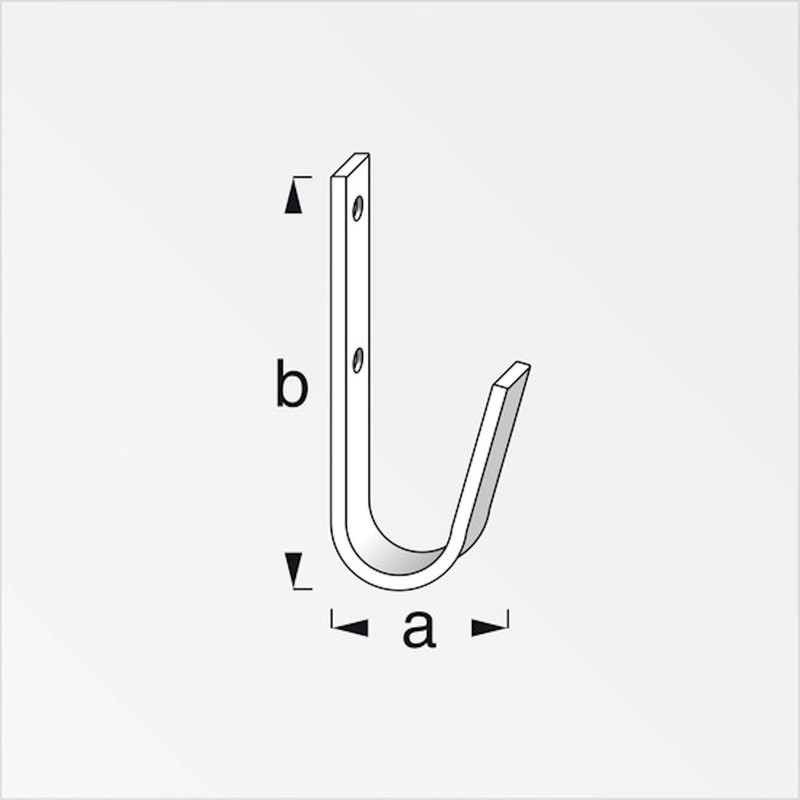 3 x Secotec® Universal Hooks Flat 82 x 35 mm