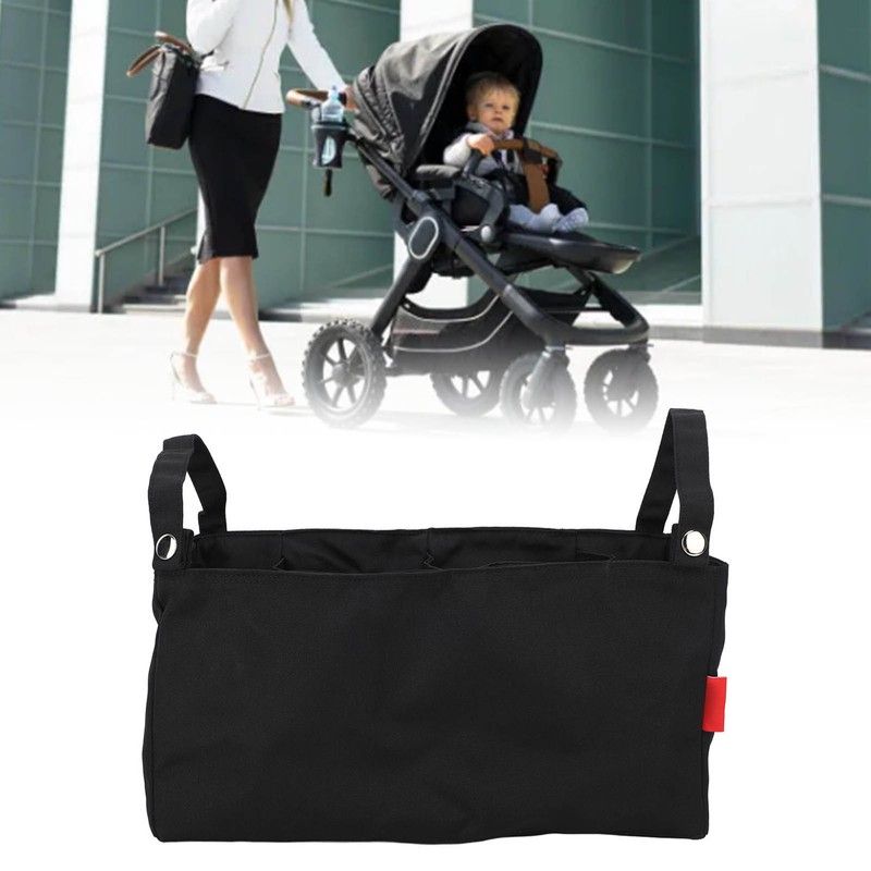 Baby Stroller Storage Bag Large Capacity Multi Compartments Baby Stroller