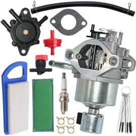 JDLLONG 594605 Carburetor for 792768 591734 594603 Carb Single Cylinder Engine with Air Filter and Fuel Pump