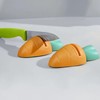 Opexicos 3Pcs Multifunctional Sharpening Stone Quick Sharpener Cute Carrot Mini