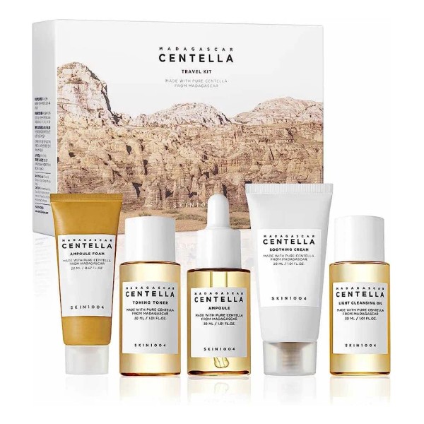 Skin1004 Facial Madagascar Centella Travel Kit Mini 5 Pzas