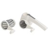 Stralande White Rotary Cheese Grater for Left and Right Handed