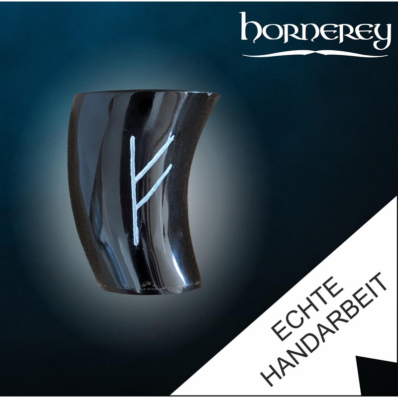 Horn Cup Runes – Engraved Cup Made of Horn –
