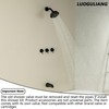 LUOGULIANG 3 Handle Tub Shower Faucet Set, Bathtub Shower Trim