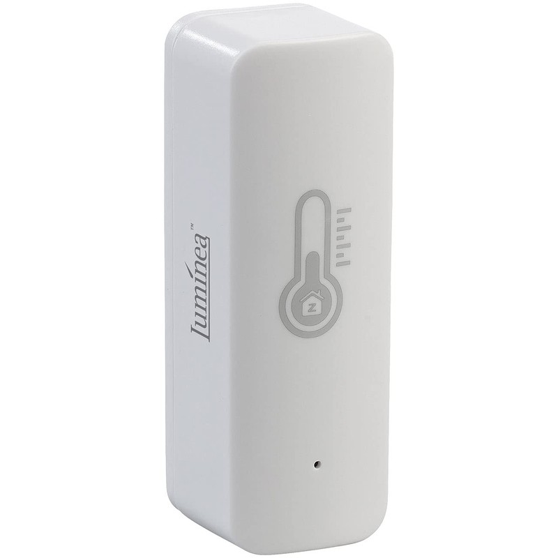 Luminea Home Control ZigBee Thermometer: ZigBee-Temperatur- & Luftfeuchtigkeits-Sensor mit App,