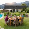 AckMizz 6.5 x 10 ft Rectangular Patio Umbrella - Rectangle