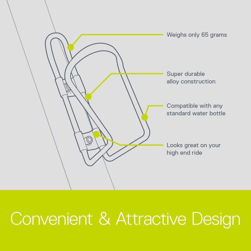 Delta Cycle & Home Bike Water Bottle Holder Lightweight Alloy