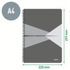 Leitz Office College Pad A4 Squared Notebook with Spiral Bound,