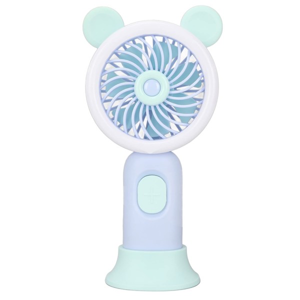 Topyond Portable Handheld Fan, 3 Speeds, USB Rechargeable, Cute Personal