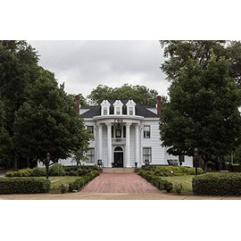 Historic Pictoric Photo - The Sorority House of Gamma Phi Beta, one of Several Fraternities and sororities occupying Former mansions Along Milledge Avenue- Fine Art Photo Reporduction 12in x 08in