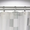 Sealskin Pixel Shower Curtain, Polyester, Black, 180 x 200 cm