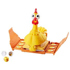 Mattel Games FRL48 - Gack, Gack! Fun chicken game suitable for 2-4 players, playing time approx. 15 minutes, for children from 5 years old