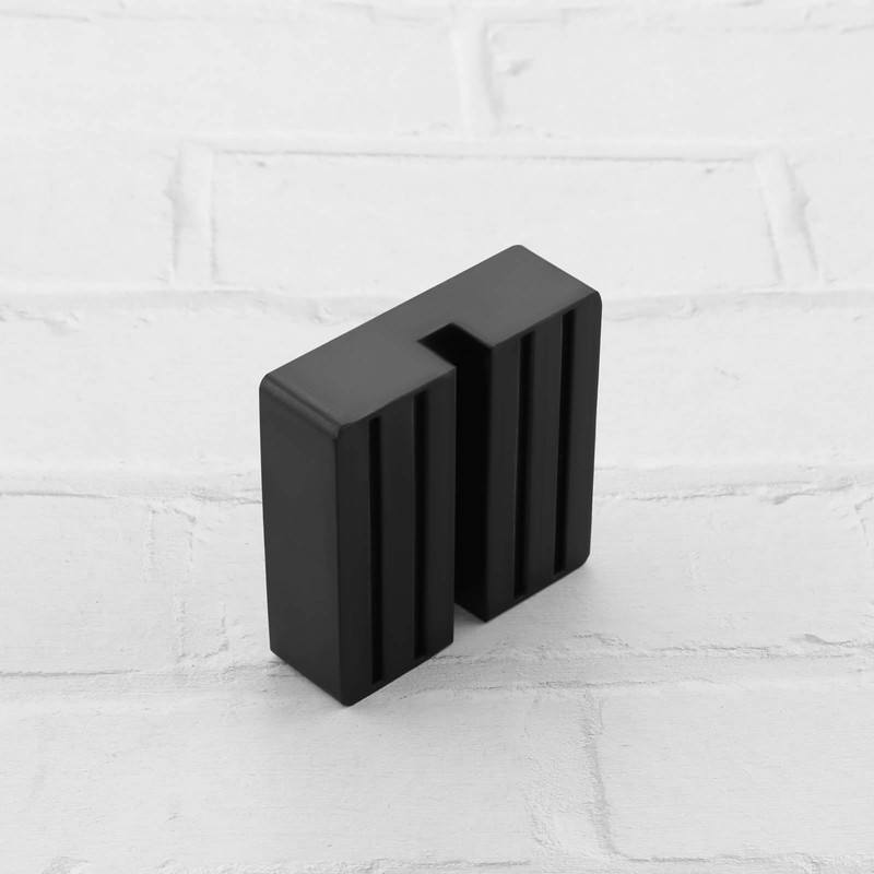 VGOL Pack of 4 Slotted Square Rubber Blocks for Jack