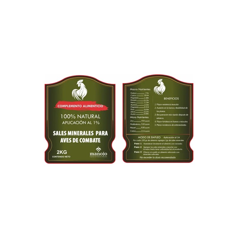 Multiminerales Para Gallos De Pelea Y Aves De Corral