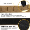 IDOGEAR SPORTS Tactical MOLLE Belt Quick Release Rigger Belt 1.5”/2”