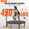 VEVOR 51" Foldable Mini Fitness Trampoline Adults Exercise Rebounder with