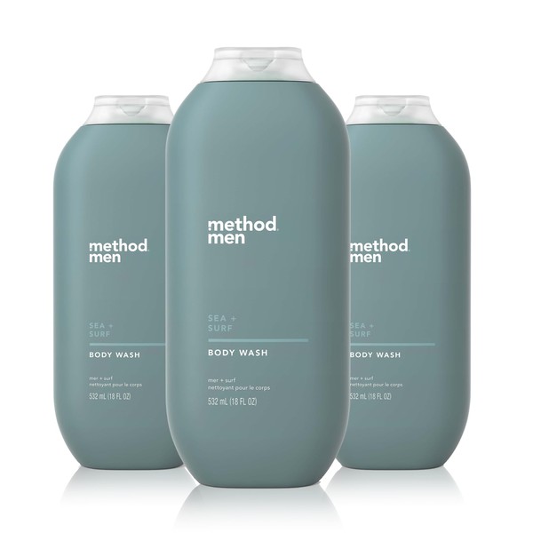 Method Men Body Wash, Sea + Surf, Paraben and Phthalate