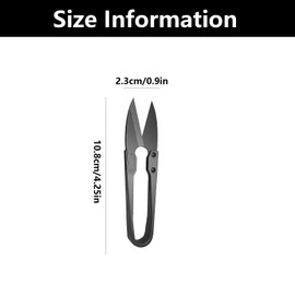 Thread Cutter Tool, Thread Snips, Snips Sewing, Sewing Snips,Sewing Machine Scissors, Yarn Cutter Great for Stitch, Craft & DIY Supplies(Black)