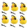 Healvian 15pcs Headset Yellow Duck Hair Clip Hair Accessories for