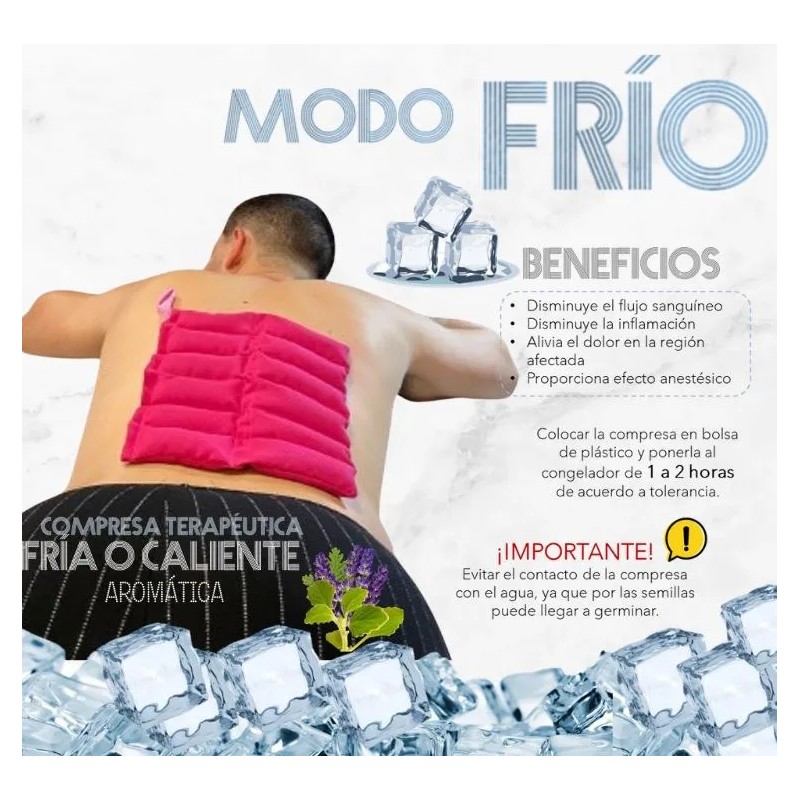 Kit 6 Compresas Semillas Con Esencias