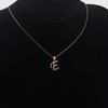 CHOORO Dainty Script Rose Gold Initial Necklace 26 Alphabet Letter