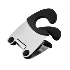 Muloo Pot Clips Stainless Steel Pot Holders Anti-Scald Grip Pot Fixed Clamp Kitchen Accessories 2 Colors Choose for Spoon Rest