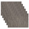 KELIODY Grey Table Place Mats Set of 6, Heat Resistant