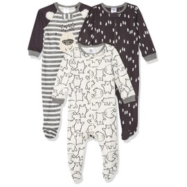 GerberBaby Boys3-Pack Sleep 'N PlayBlack Bear3-6 Months