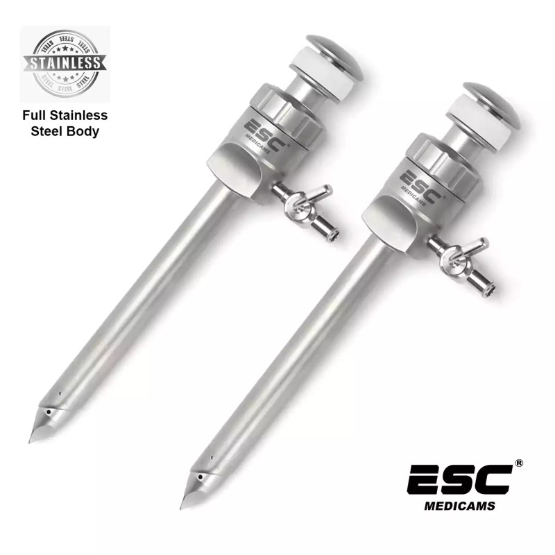 ESC Medicams Laparoscopic Trocar Cannula for Laparoscopy Surgery Instruments Autoclavable