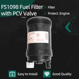3 PCS *FS1098 Water Separator/Fuel Filterwith PCV Valve–For Cummins B6.7 ISB6.7/QSB6.7 ISL8.9 L9 Series Engines, For W100CFI W120CFI W130CFI#Replaces 5319680 5308722 FH21462