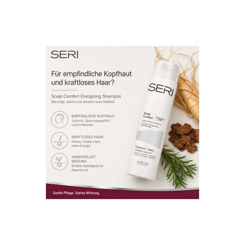 Farcom SERI Scalp Comfort Shampoo suitable for hair loss cases