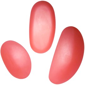 LYMGS Soft Silicone Pottery Clay Sculpt Tools Set, Smooth Artists Ceramic Shaping Tool for Potter Modeling Soft Rib, Red 3 Different Size