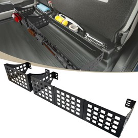 TOPOWN Lightweight Under Seat Storage Molle Panel Fits Ford F150 SuperCrew Cab & Crew Cab 2015-2025; for F250 F350 F450 F550 Super Duty 2017-2025, Underseat Organizer for Ford Molle Panel Accessories