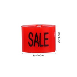 Baluue 100pcs Clothes Hanger Markers, Sale Hanger Markers, Plastic Color-Coding Tags, Hanger Markers Assortment Kit for Clothing Organization, Retail Stores, Supermarkets