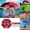 MRTLLOA Automatic Open Golf Umbrella, Extra-Large Oversized Double Canopy Vented