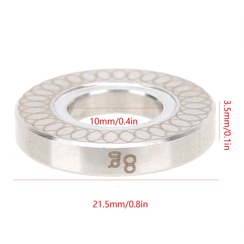 Billiard Pool Stick Tool Stainless Steel Cue Balance Ring for