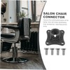 FOMIYES Heavy Duty Salon Chair Connector for Barber Chairs Replacement