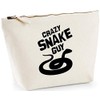 Hippowarehouse Crazy snake guy printed make up cosmetic wash bag